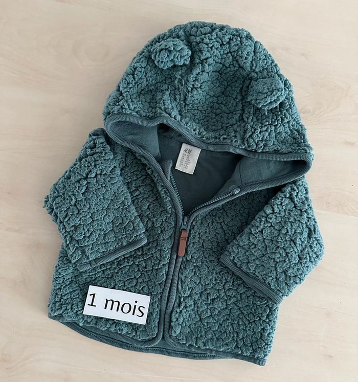 Veste polaire h&m taille 1 mois en 56 cm - photo numéro 2