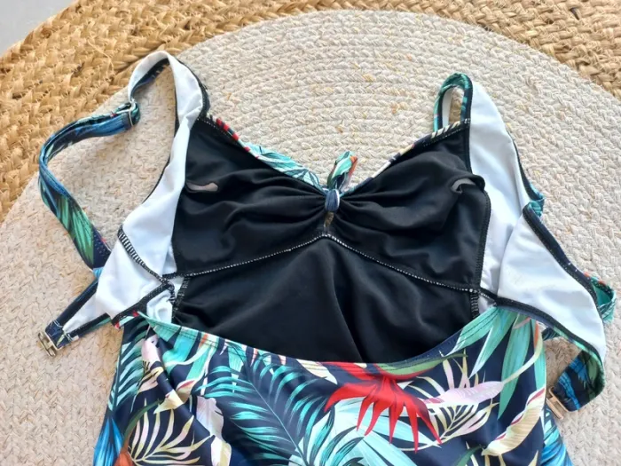 Maillot de bain grossesse T.38 motif tropical - photo numéro 3