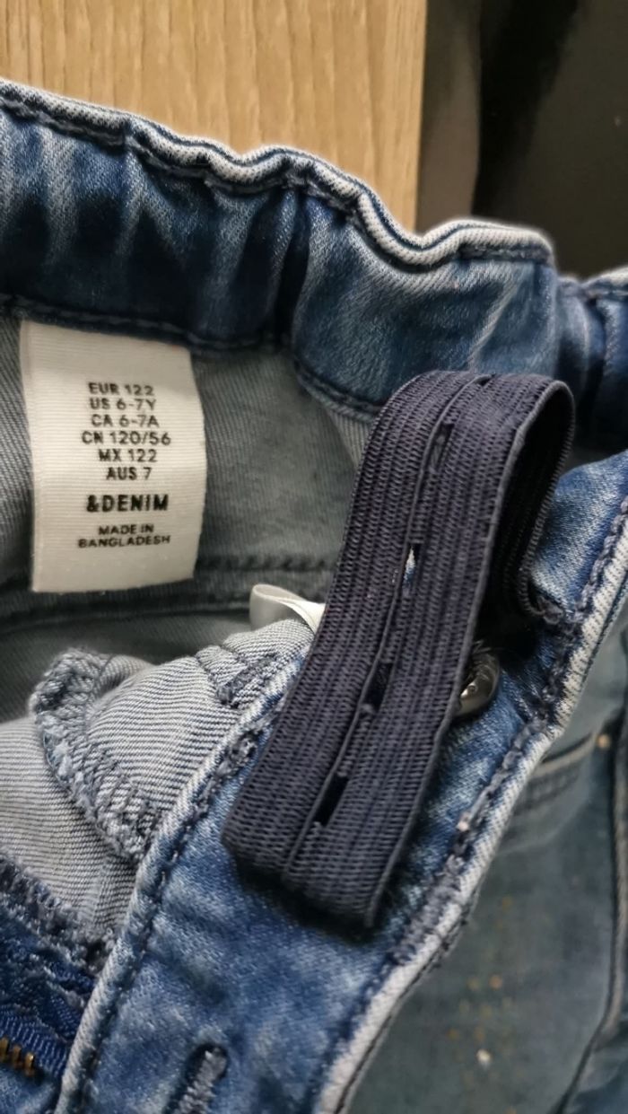 Jupe en jean H&M  6/7ans - photo numéro 2