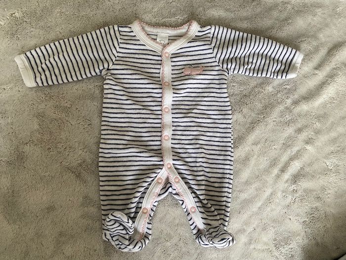 Pyjama velours 1 mois