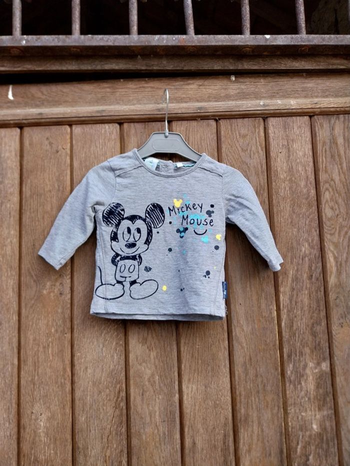 Tee-shirt manche longue 6 mois Disney baby