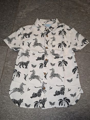 Chemise à manches courtes chic garçon 5/6 ans comme NEUVE