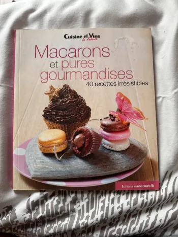 Livre de recettes macarons et pures gourmandises