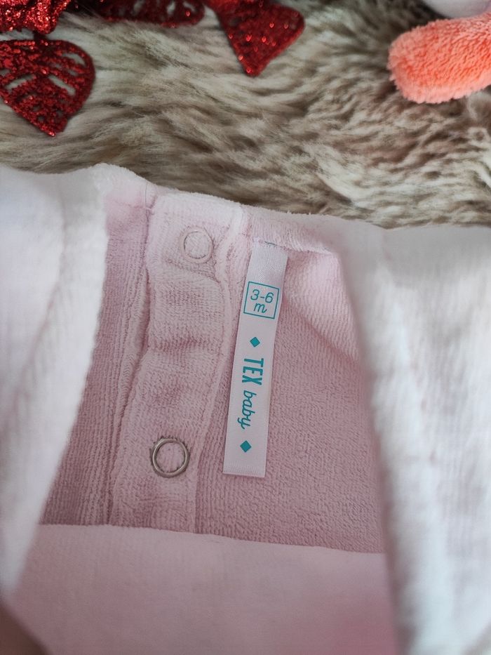 Robe chaude rose tex 3/6 mois - photo numéro 3