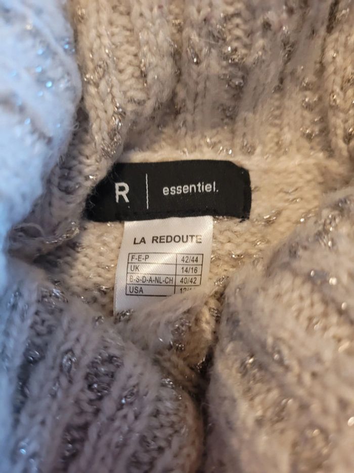 Pull col roulé Beige avec mailles en fil doré
la redoute T42/44 - photo numéro 5