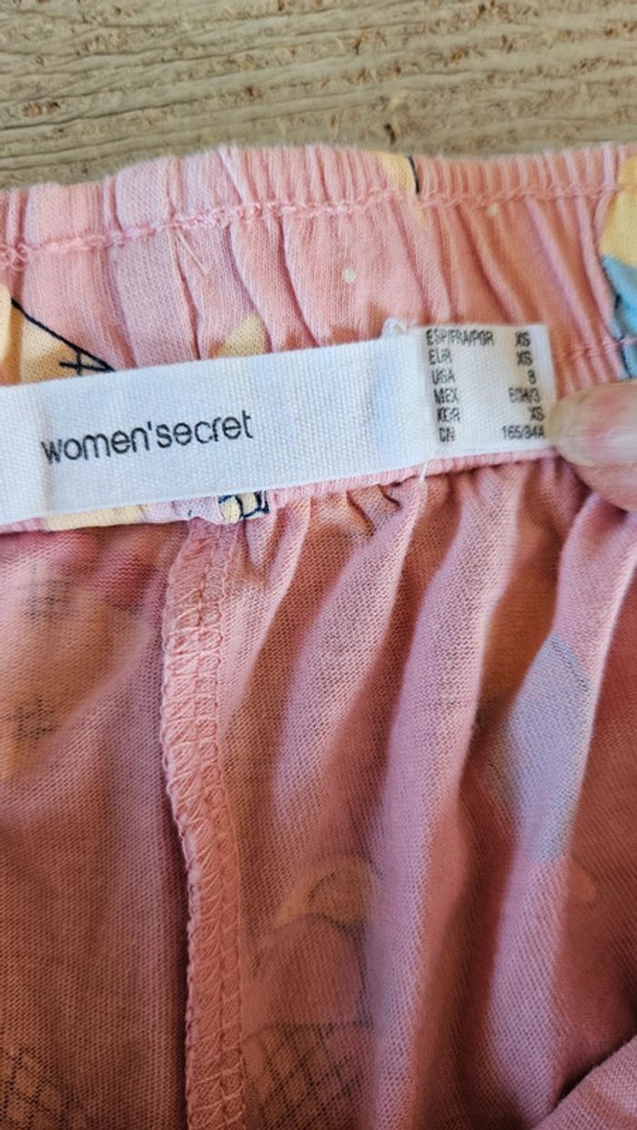 Pyjama 2 pièces rose trés clair Garfield, Women'secret, taille XS,peu mis - photo numéro 5