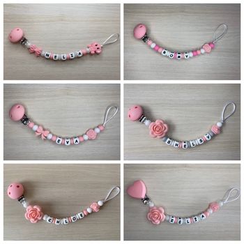 Attache tétine personnalisée 