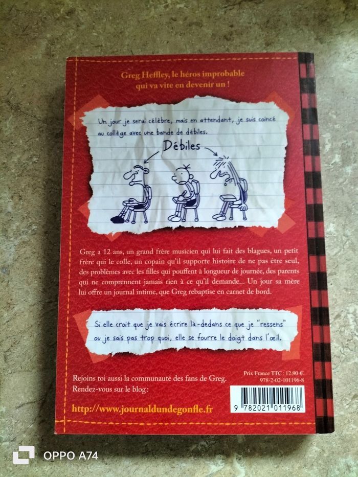 Livre 🧡 Journal d un dégonflé - Carnet de bord de greg - photo numéro 3