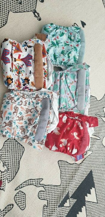 Lot 17 couches lavables TE1 Bambino Mio