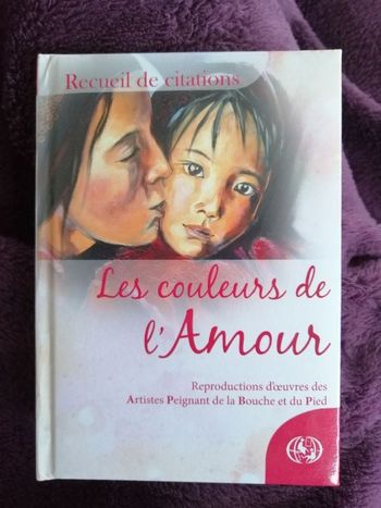 Livre Les couleurs de l'Amour en très bon état