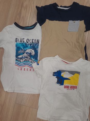 Lot 3 t-shirts 5 ans