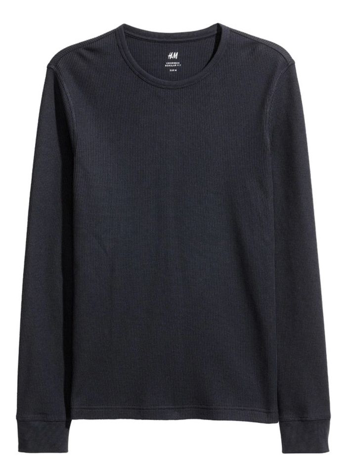 💙 Tee-shirt ML maille gaufrée taille 36 S #emyfleury_36homme - photo numéro 3