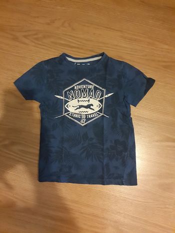 tee shirt gemo bleu 8 ans