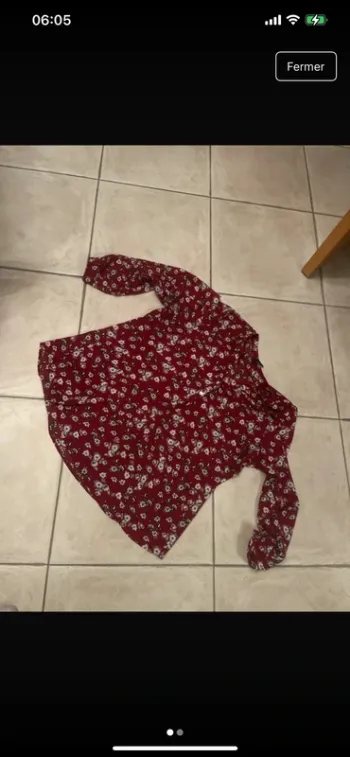 Blouse paprika taille 4