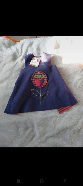 Robe 6 mois violette neuve du pareil au même