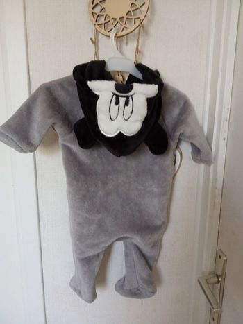 Combinaison pilou pilou garçon 12 mois Disney mickey 0- 3 Mois
