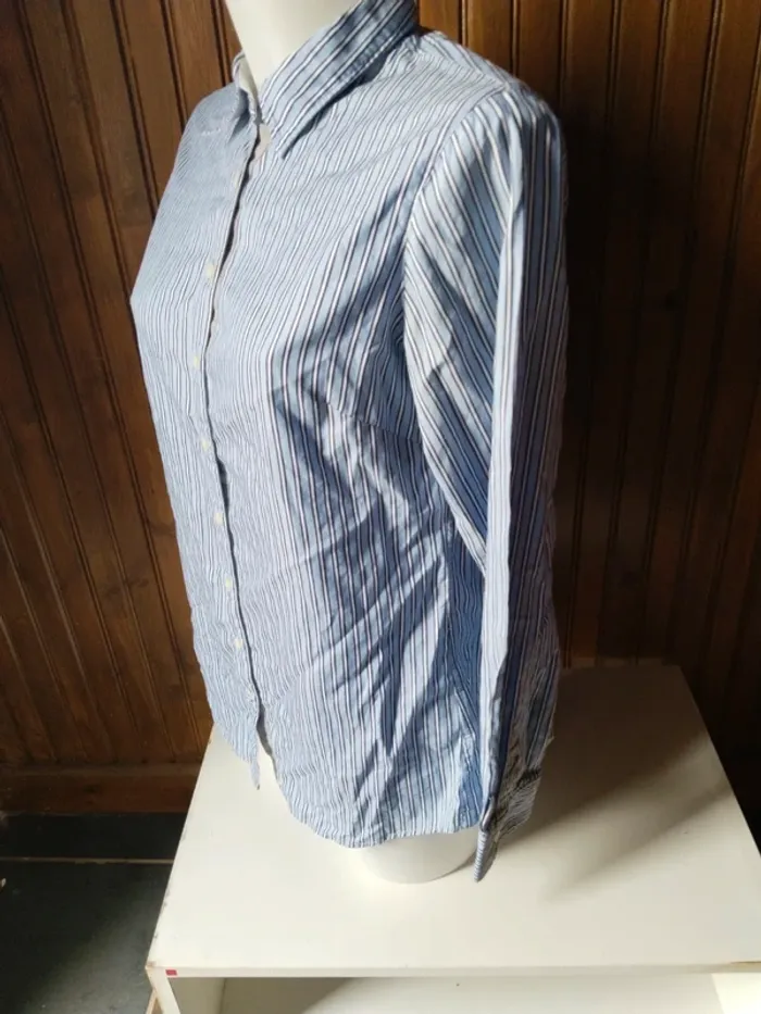 Jolie chemise femme rayée de marque Tommy Hilfiger taille 36 - photo numéro 7