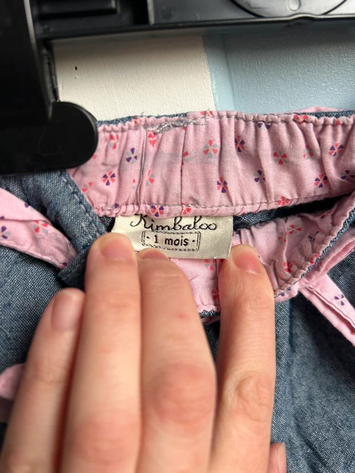 Short en jean , kimbaloo, 1 mois - photo numéro 6