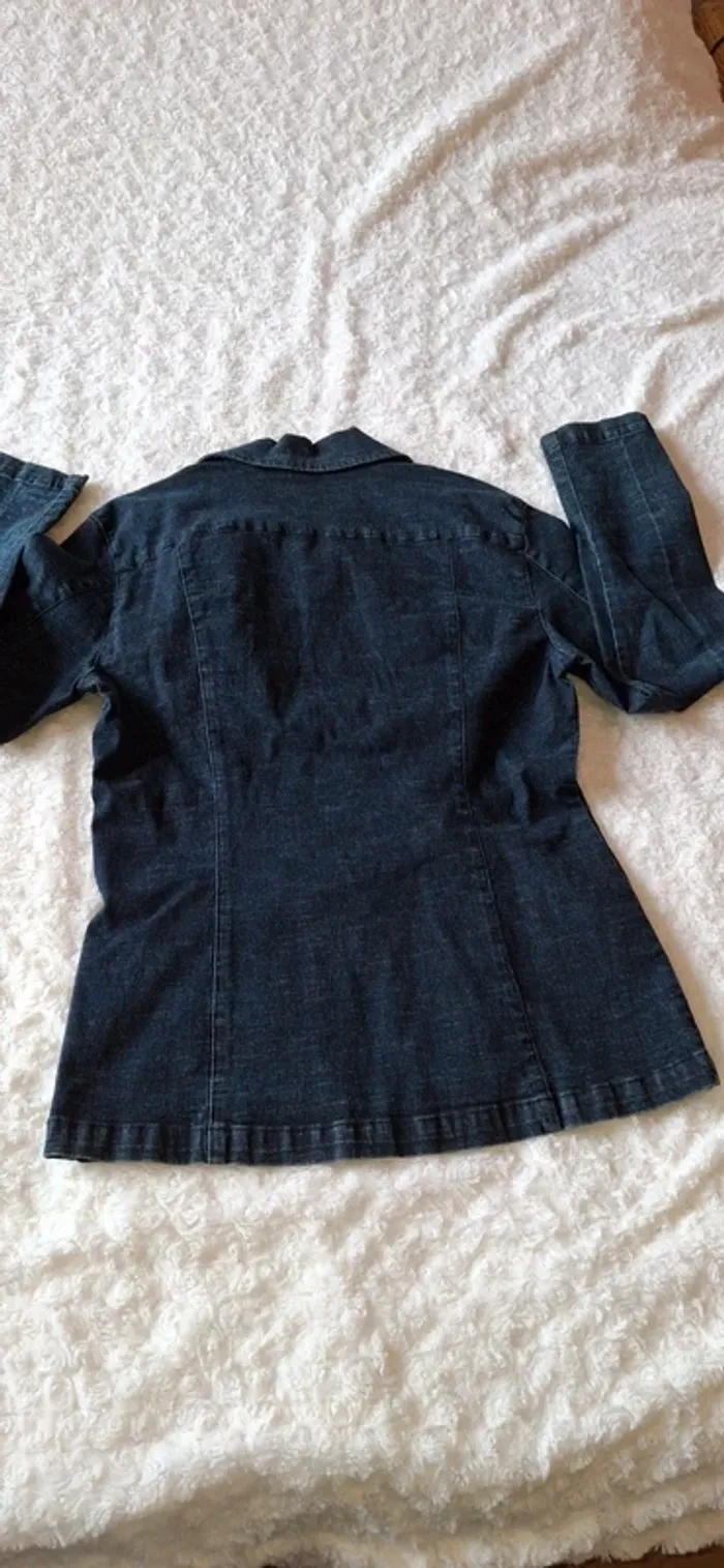 Ensemble jeans et veste STK taille m/l - photo numéro 9