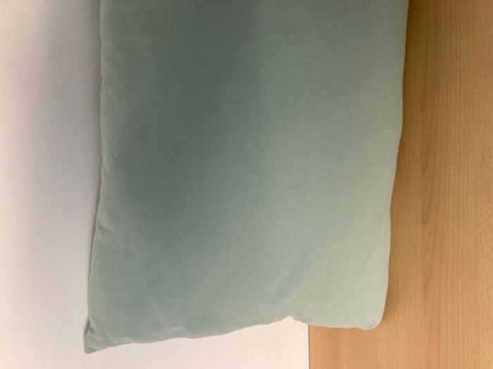 grand coussin bleu/vert - photo numéro 2