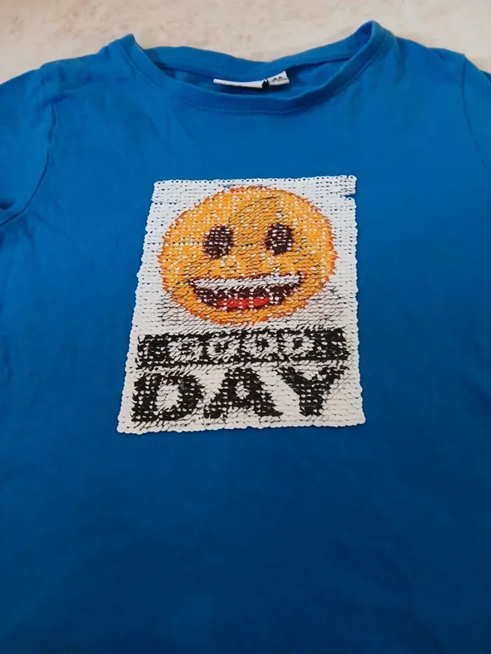 tee-shirt 4 ans emoji - photo numéro 2