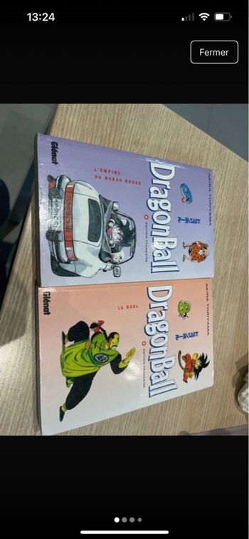 Livre manga dragon ball