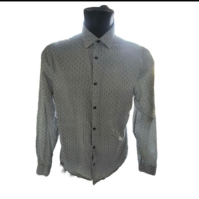 Chemise à motifs Kiabi slim fit – Taille L 41/42 – Manches longues –  Élégante et moderne