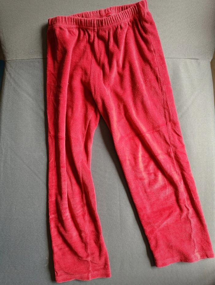 Pyjama velours bleu et rouge - photo numéro 8