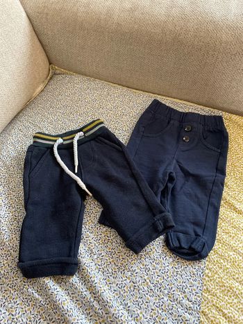 2 pantalons TAO 3 mois