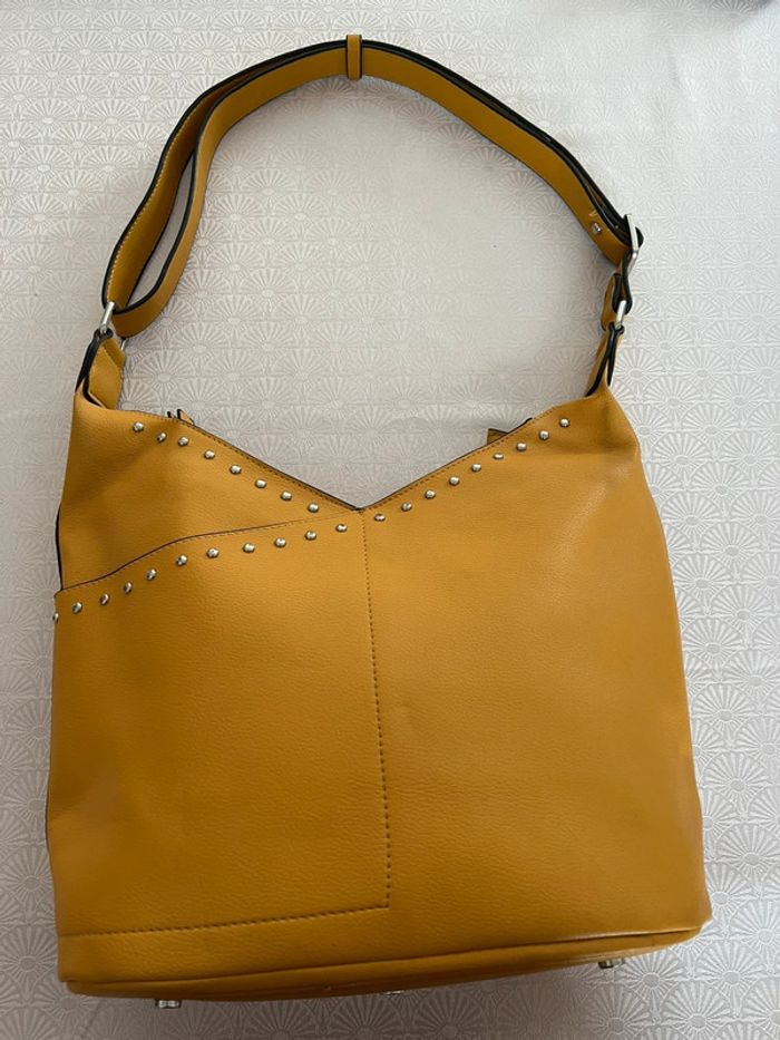 Sac à main moutarde