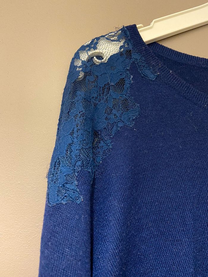Pull bleu - photo numéro 2