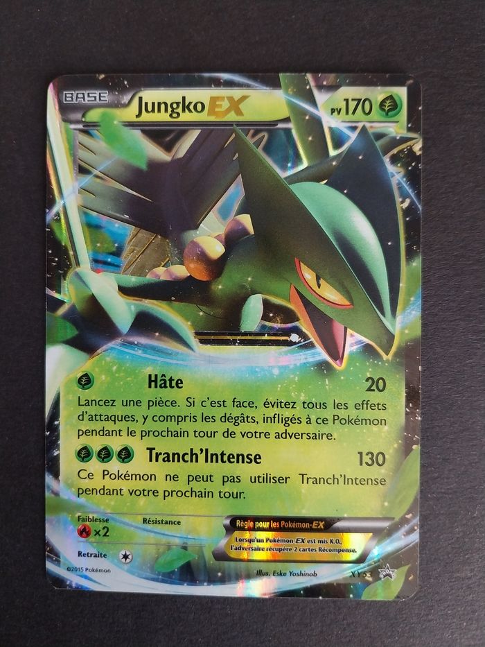 Carte pokémon Jungko ex XY53 promo xy