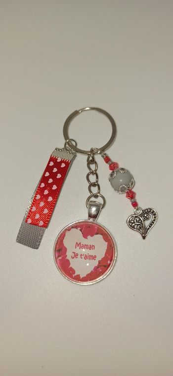 Porte clé maman " Maman je t'aime "
