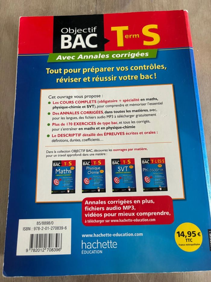 Livre objectif Bac avec spécialités scientifiques - photo numéro 2