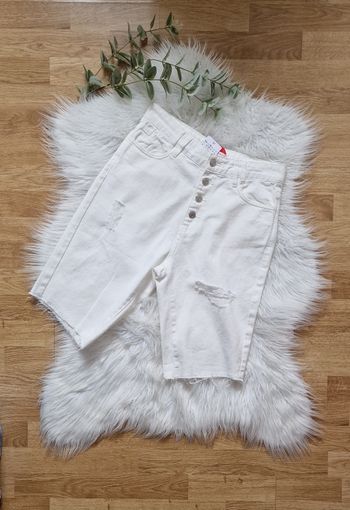 Bermuda jean femme