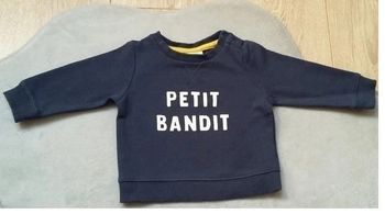 pull tape à l'oeil "petit bandit" 3 mois état neuf