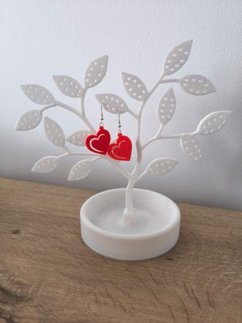 Boucles d'oreilles impression 3D 