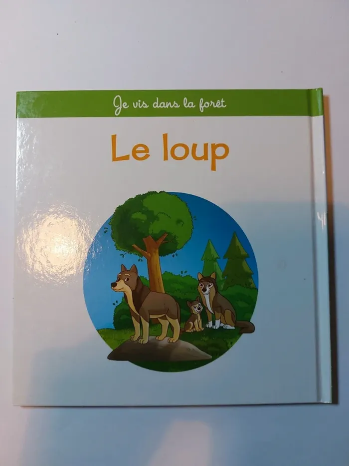 Livre enfant Je vis dans la forêt - Le loup - photo numéro 2