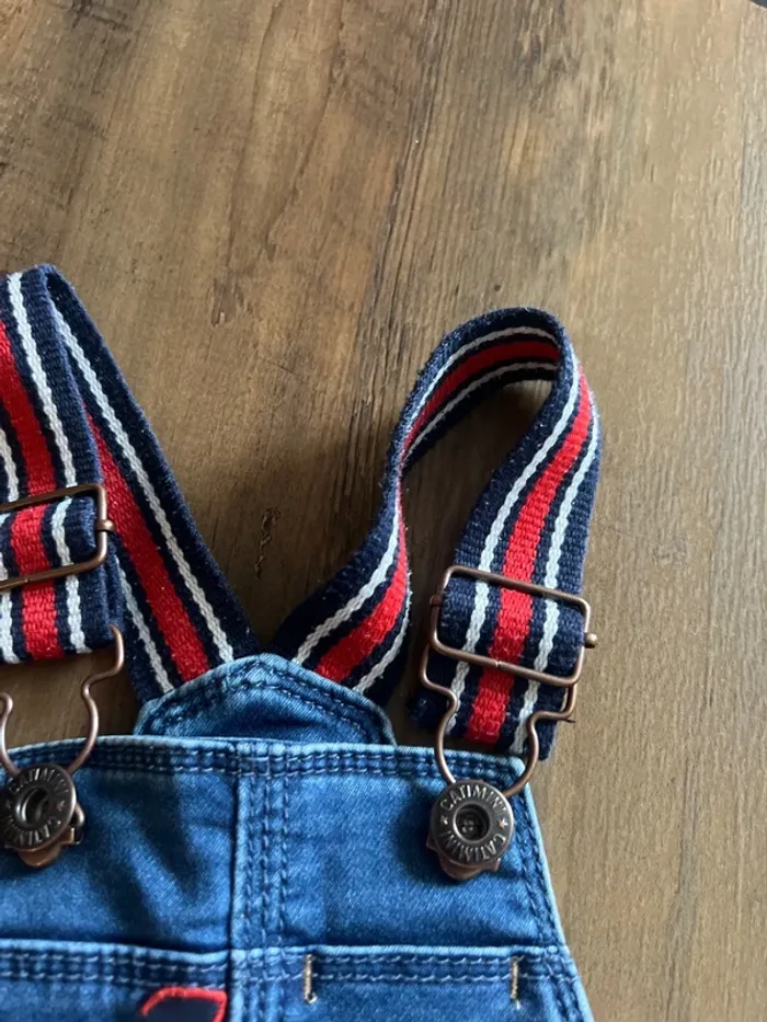 Salopette jeans catimini 12 mois - photo numéro 4