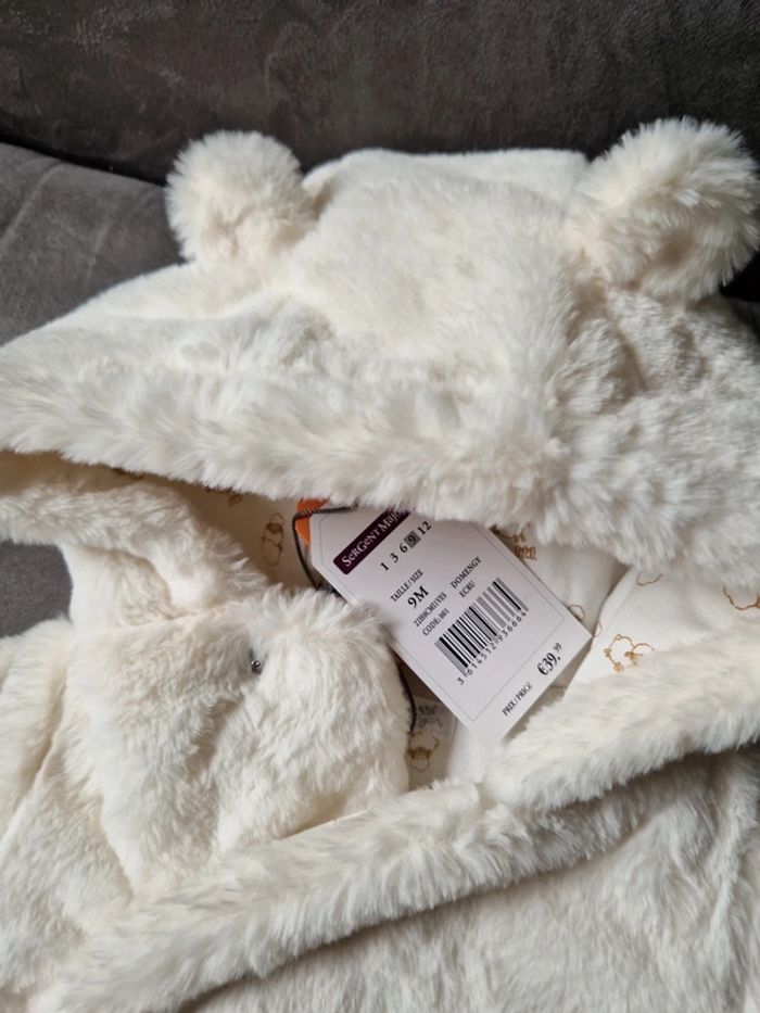 Veste polaire neuve avec étiquette 9 mois sergent major - photo numéro 3