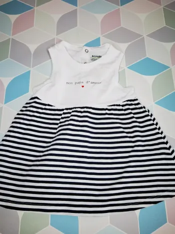 D3406 - robe fille 6 mois