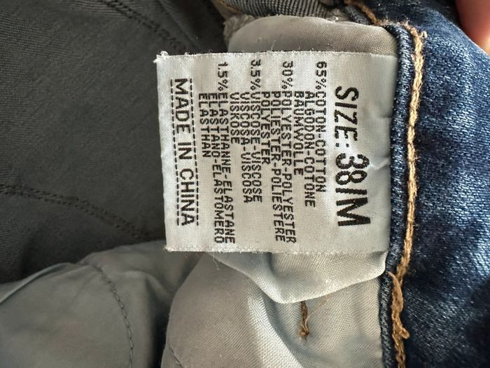 Jean skinny taille haute bleu classique avec effet légèrement usé – Miss Bon - photo numéro 5