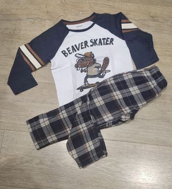 Pyjama bi matière Vertbaudet taille 4 ans