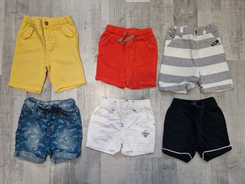 Lot shorts 12 mois