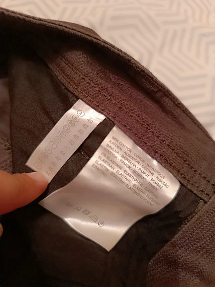 Jean skinny marron T. 42 _ Yessica - photo numéro 7