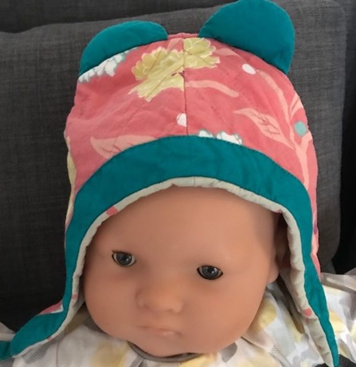 Bonnet bébé AOIE Paris coton 3-6 mois