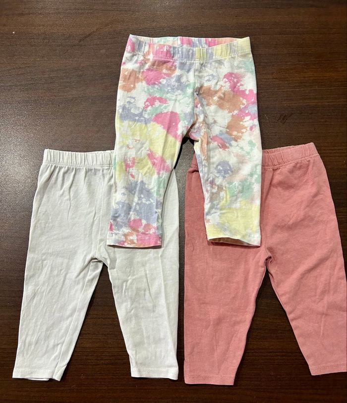 Lot de leggings bébé fille 6M