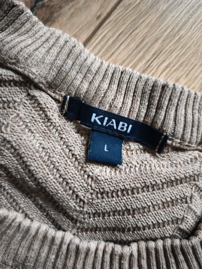 Pull homme beige - photo numéro 3