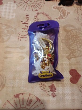 pochette bijou plastique petite fille