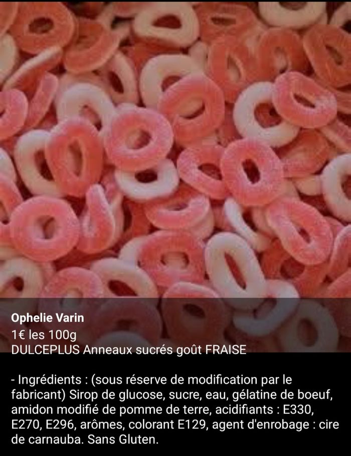 Sachet B.o.n.b.o.n.s 100g